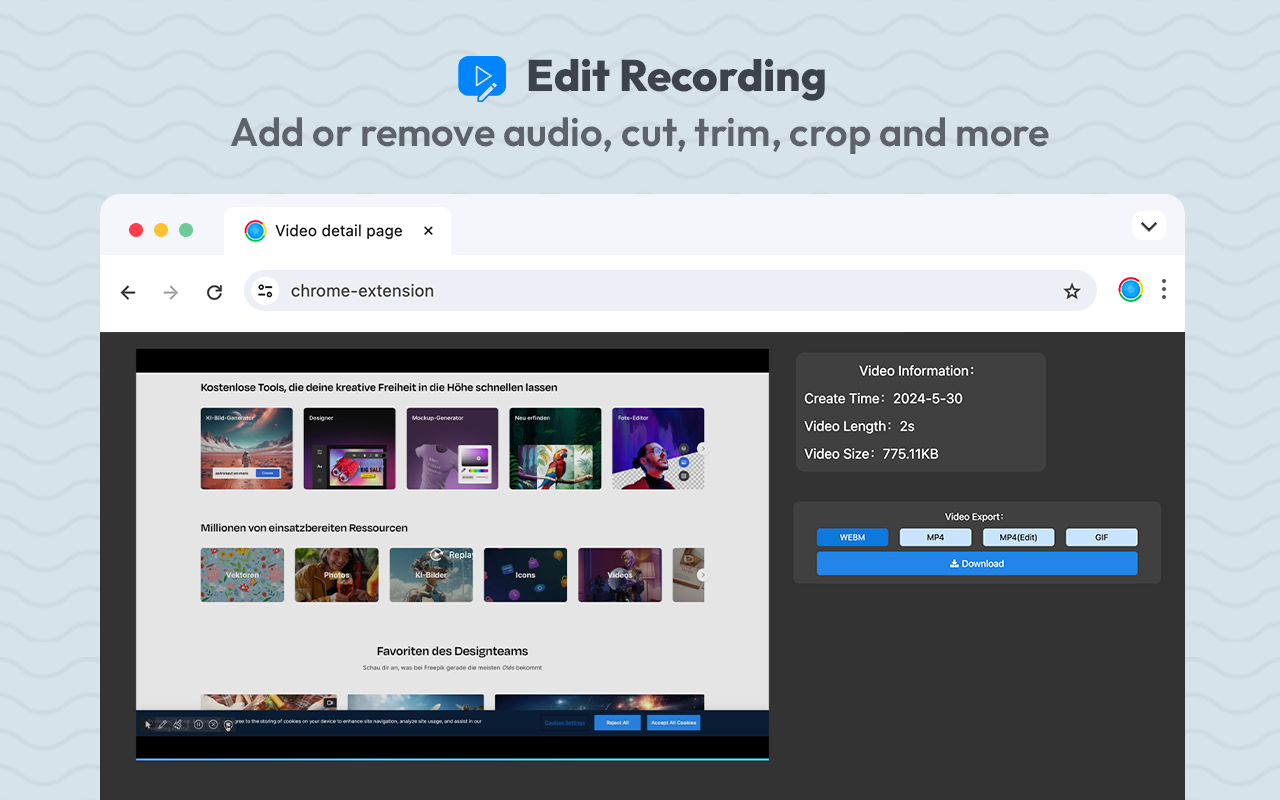 Screenshot Interface
